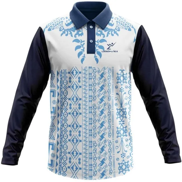 Multicolor_Polyester_Full_Sleeve_Polo_Neck_Printed_Regular_T-Shirt_For_Men