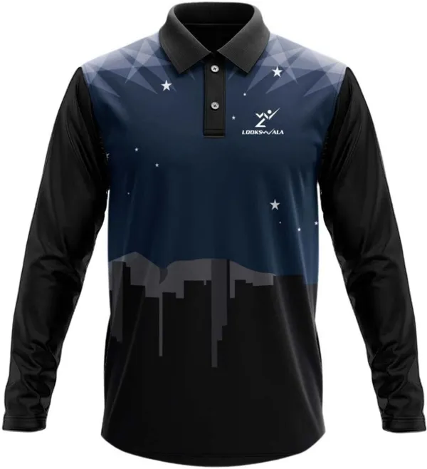 Multicolor_Polyester_Full_Sleeve_Polo_Neck_Printed_Regular_T-Shirt_For_Men