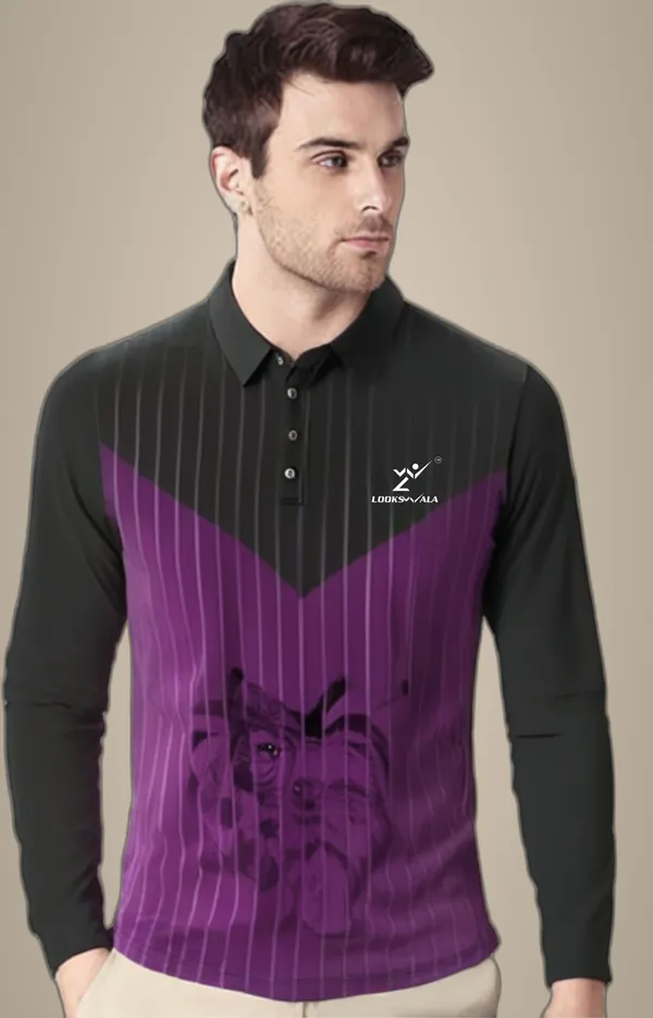 Black_Polyester_Polo_Printed_Full_Sleeve_Regular_T_shirt_For_Men