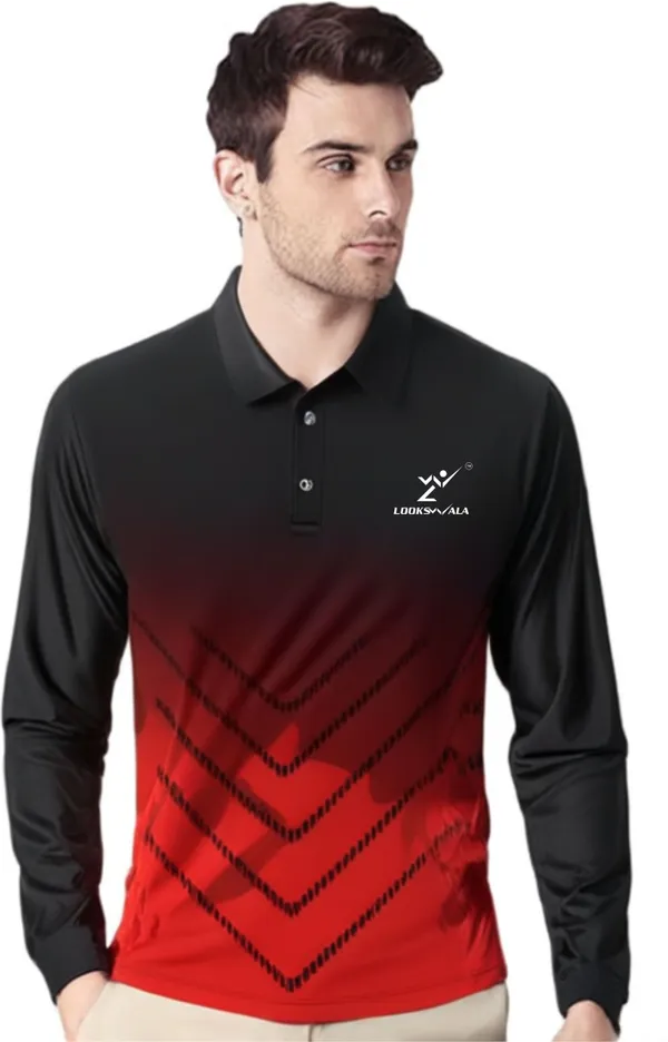 Multicolor_Polyester_Full_Sleeve_Polo_Neck_Printed_Regular_T-Shirt_For_Men