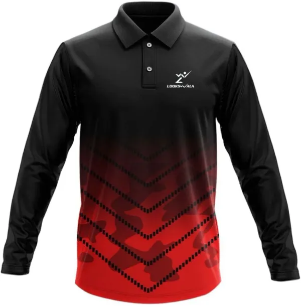Multicolor_Polyester_Full_Sleeve_Polo_Neck_Printed_Regular_T-Shirt_For_Men