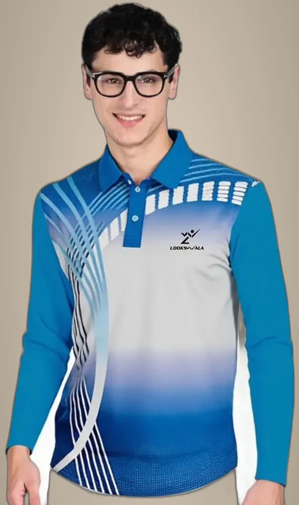 Blue_Polyester_Full_Sleeve_Polo_Neck_Printed_Regular_T-Shirt_For_Men