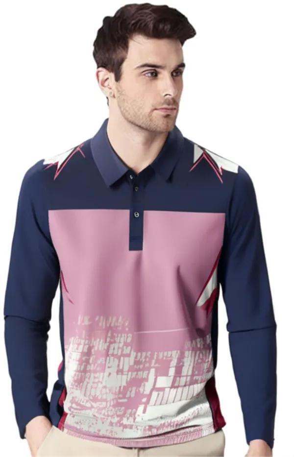 Multicolor_Polyester_Full_Sleeve_Polo_Neck_Printed_Regular_T-Shirt_For_Men