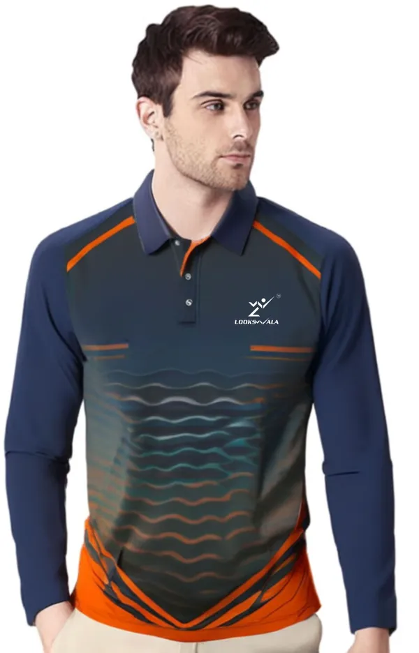 Multicolor_Polyester_Full_Sleeve_Polo_Neck_Printed_Regular_T-Shirt_For_Men