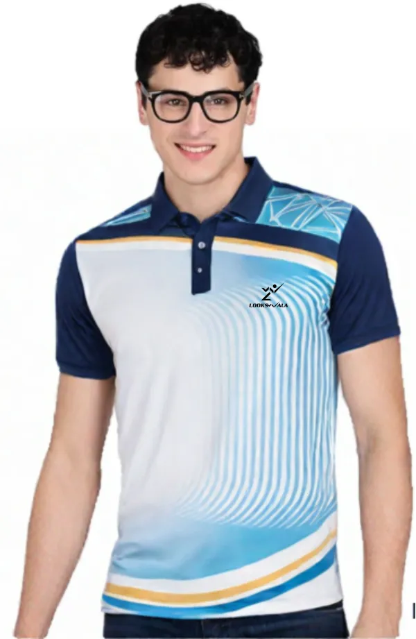 Multicolor_Polyester_Half_Sleeve_Polo_Neck_Printed_Regular_T-Shirt_For_Men