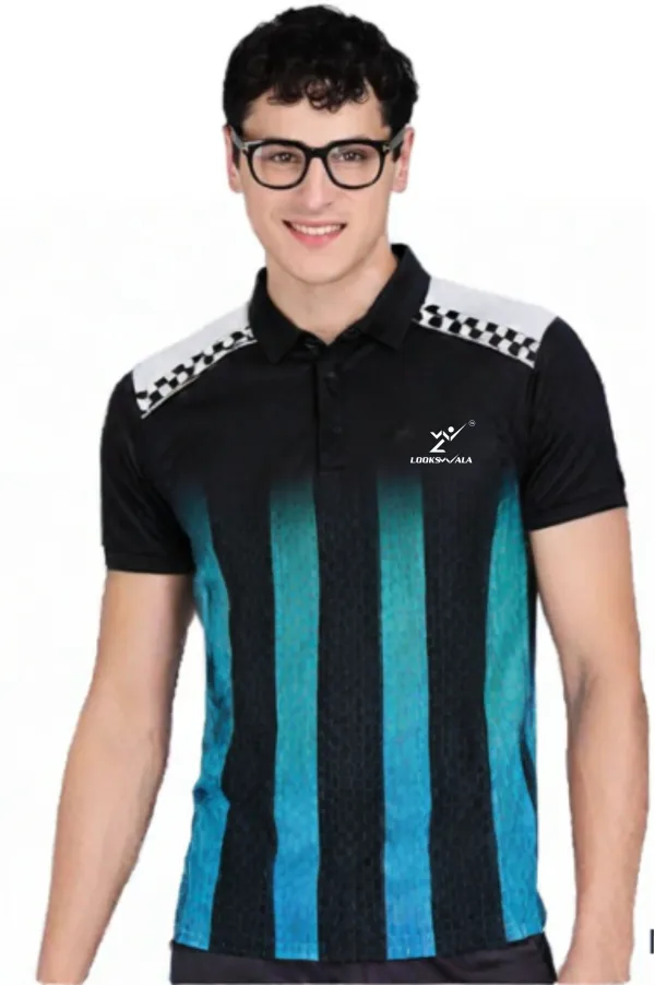 Multicolor_Polyester_Half_Sleeve_Polo_Neck_Printed_Regular_T-Shirt_For_Men