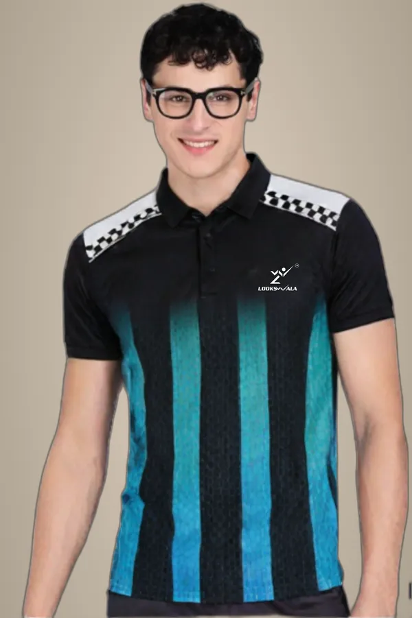 Multicolor_Polyester_Half_Sleeve_Polo_Neck_Printed_Regular_T-Shirt_For_Men