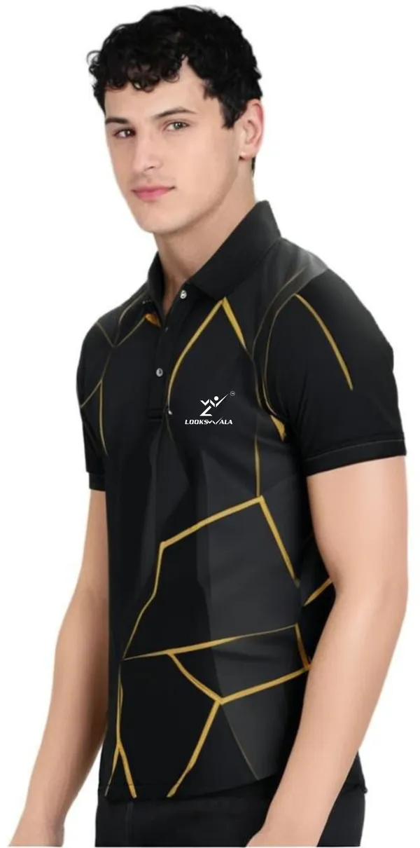 Multicolor_Polyester_Half_Sleeve_Polo_Neck_Printed_Regular_T-Shirt_For_Men
