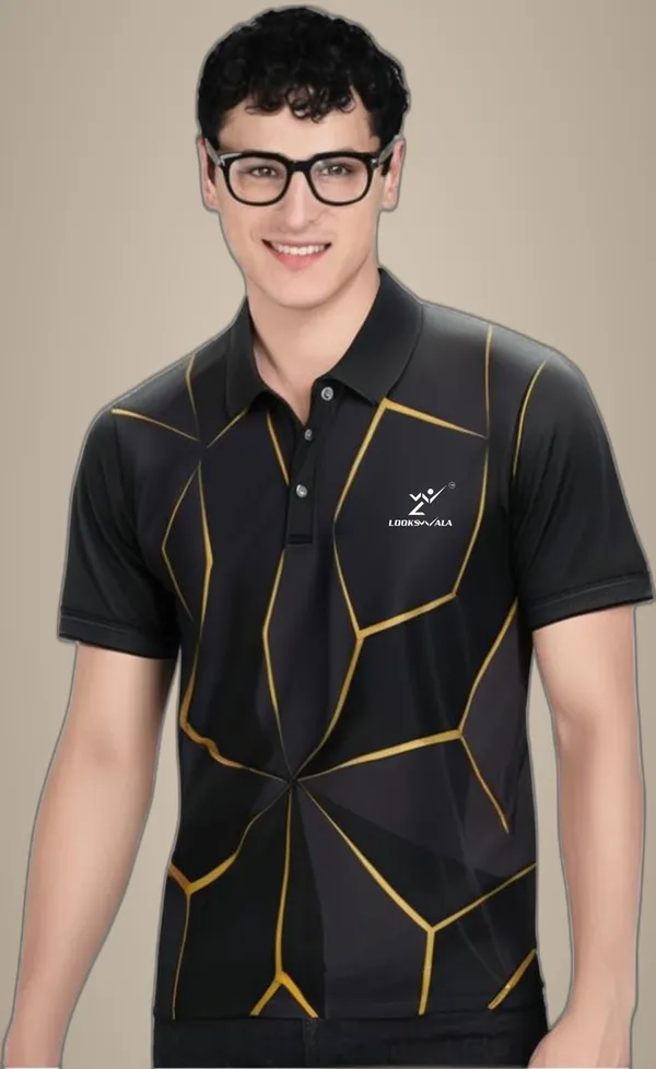 Multicolor_Polyester_Half_Sleeve_Polo_Neck_Printed_Regular_T-Shirt_For_Men