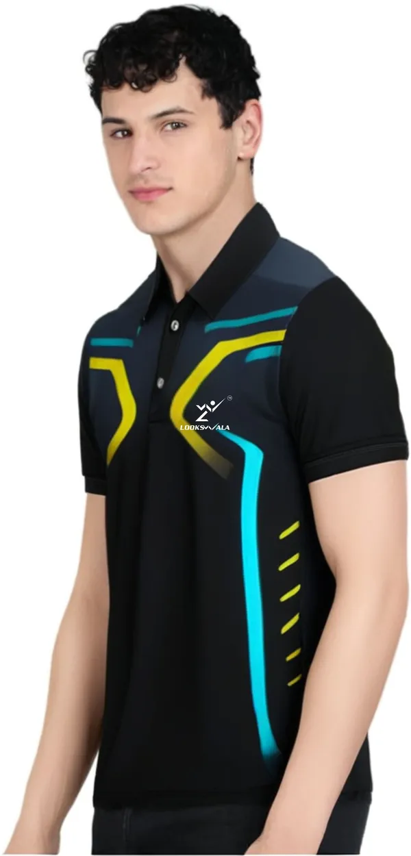Multicolor_Polyester_Half_Sleeve_Polo_Neck_Printed_Regular_T-Shirt_For_Men