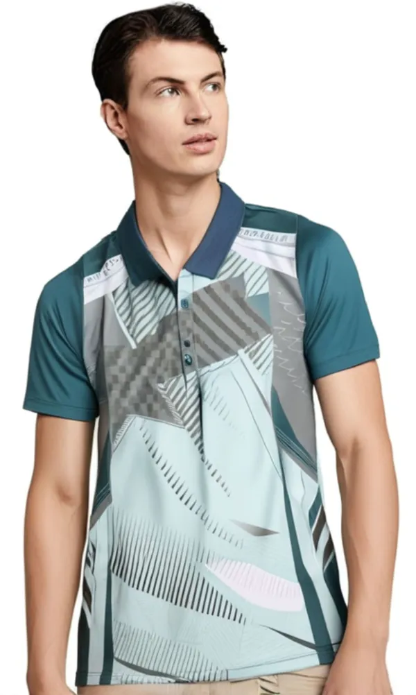 Multicolor_Polyester_Half_Sleeve_Polo_Neck_Printed_Regular_T-Shirt_For_Men