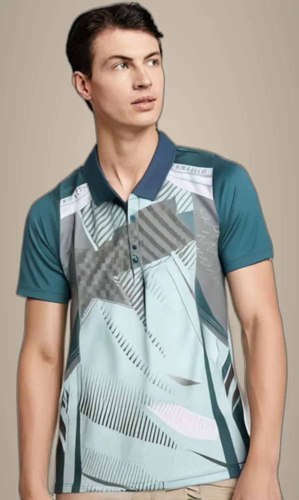 Multicolor_Polyester_Half_Sleeve_Polo_Neck_Printed_Regular_T-Shirt_For_Men