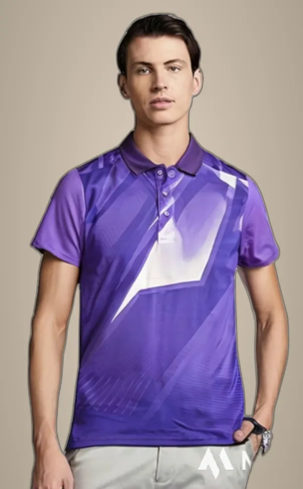 Multicolor_Polyester_Half_Sleeve_Polo_Neck_Printed_Regular_T-Shirt_For_Men