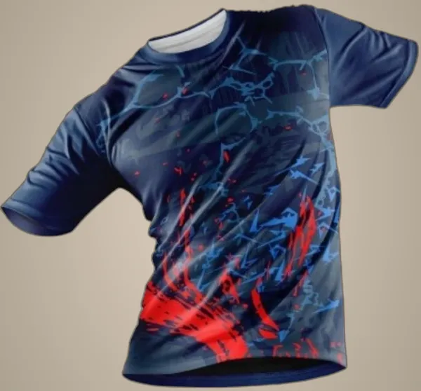 Blue_Polyester_Half_Sleeve_Round_Neck_Printed_Regular_T-Shirt_For_Men