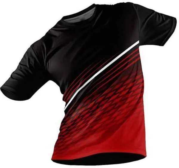 Black_Polyester_Half_Sleeve_Round_Neck_Printed_Regular_T-Shirt_For_Men