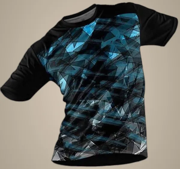 Black_Polyester_Half_Sleeve_Round_Neck_Printed_Regular_T-Shirt_For_Men