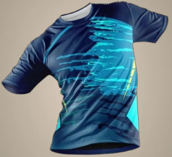 Blue_Polyester_Half_Sleeve_Round_Neck_Printed_Regular_T-Shirt_For_Men