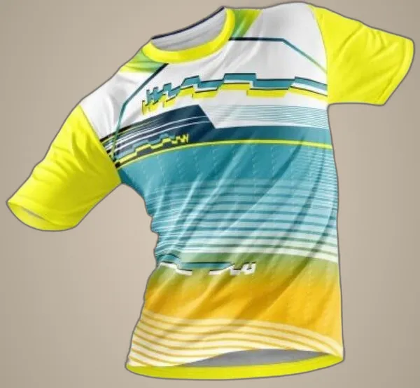 Yellow_Polyester_Half_Sleeve_Round_Neck_Printed_Regular_T-Shirt_For_Men
