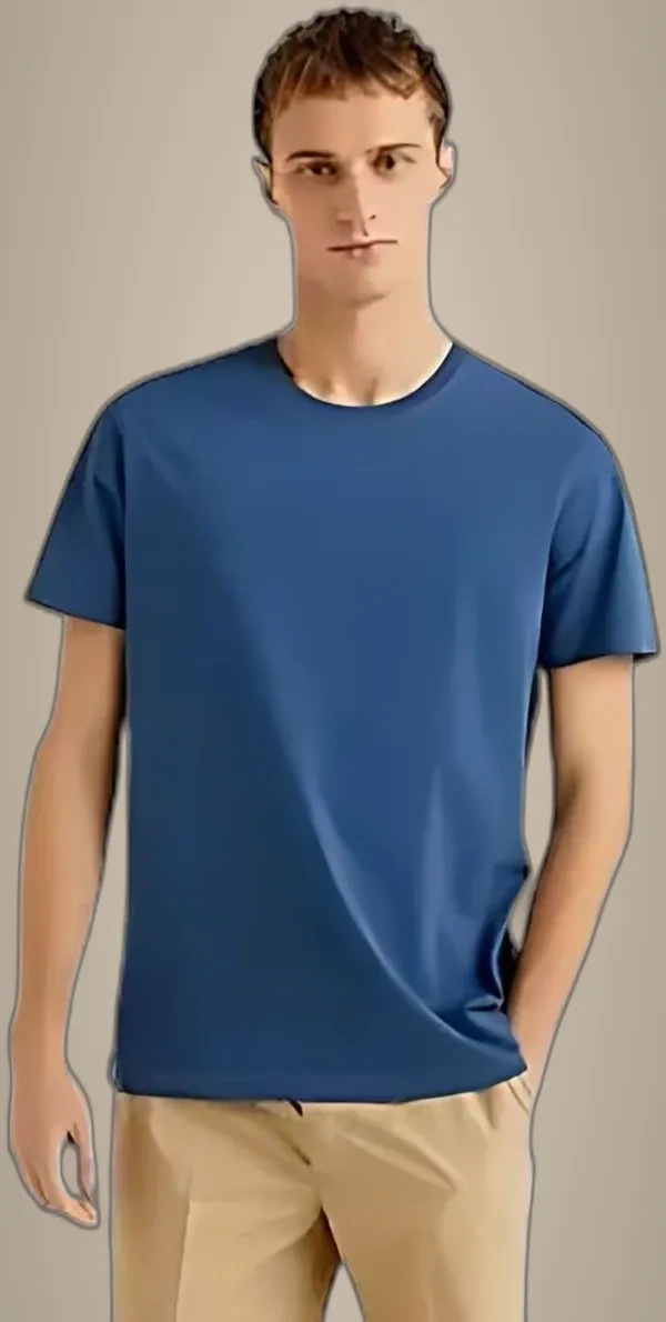 Airforce_Blue_Polyester_Half_Sleeve_Round_Neck_Solid_Regular_T-Shirt_For_Men