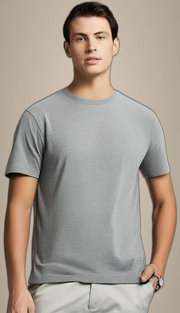 Black_Polyester_Half_Sleeve_Round_Neck_Solid_Regular_T-Shirt_For_Men