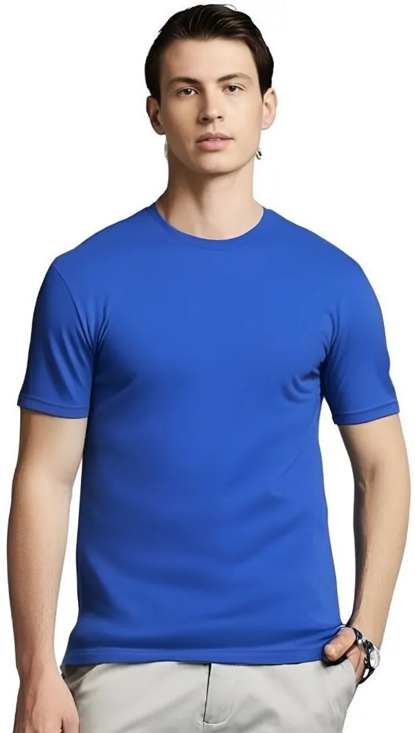 Pack_Of_2_Multicolor_Polyester_Half_Sleeve_Round_Neck_Solid_Regular_T-Shirt_For_Men