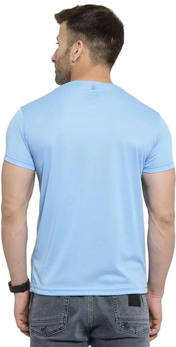 Sky_Blue_Cotton_Blend_Half_Sleeve_Round_Neck_Solid_Regular_T-Shirt_For_Men