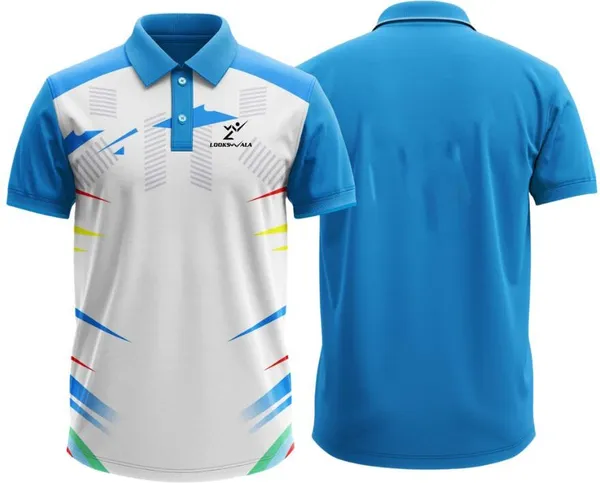 Blue_Polyester_Polo_Printed_Half_Sleeve_Regular_T_shirt_For_Men