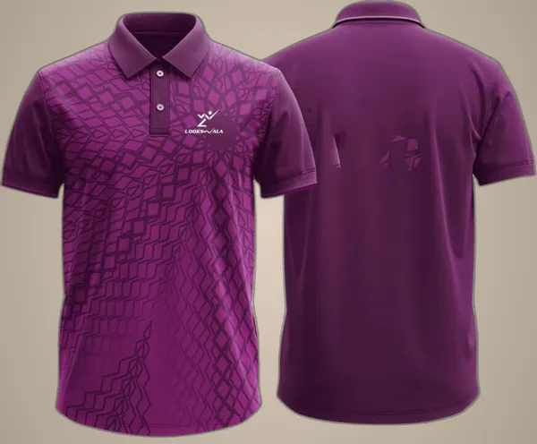 Purple_Polyester_Short_Sleeve_Polo_Neck_Solid_Regular_T-Shirt_For_Men