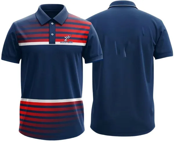 Blue_Polyester_Half_Sleeve_Polo_Neck_Printed_Regular_T-Shirt_For_Men