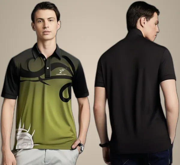 Black_Polyester_Half_Sleeve_Polo_Neck_Printed_Regular_T-Shirt_For_Men