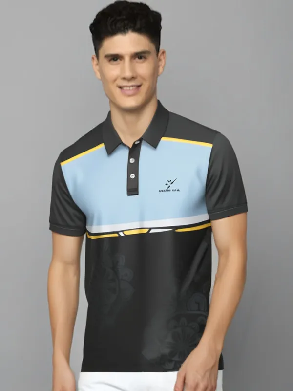 Multicolor_Polyester_Half_Sleeve_Polo_Neck_Graphic_Print_Tie_&_Dye_Regular_T-Shirt_For_Men
