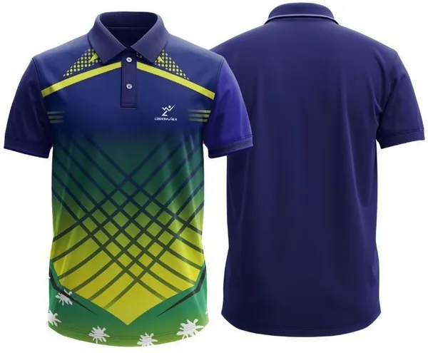 Blue_Polyester_Half_Sleeve_Polo_Neck_Printed_Regular_T-Shirt_For_Men