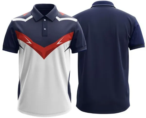 Blue_Polyester_Half_Sleeve_Polo_Neck_Printed_Regular_T-Shirt_For_Men