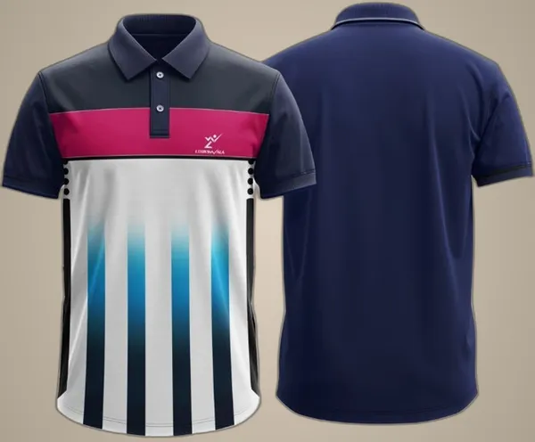 Blue_Polyester_Half_Sleeve_Polo_Neck_Printed_Regular_T-Shirt_For_Men