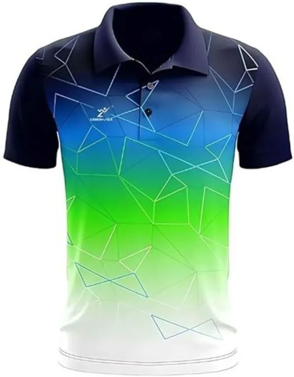 Blue_Polyester_Half_Sleeve_Polo_Neck_Printed_Regular_T-Shirt_For_Men