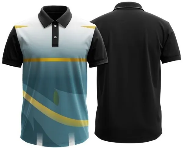 Black_Polyester_Half_Sleeve_Polo_Neck_Printed_Regular_T-Shirt_For_Men