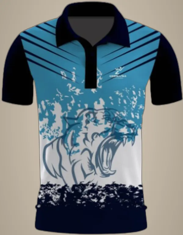 Black_Polyester_Half_Sleeve_Polo_Neck_Printed_Regular_T-Shirt_For_Men