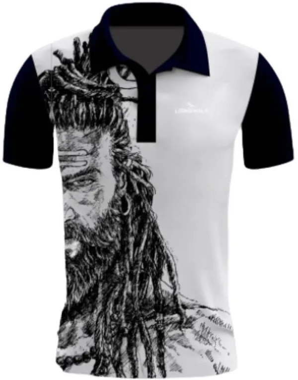 Black_Polyester_Half_Sleeve_Polo_Neck_Printed_Regular_T-Shirt_For_Men