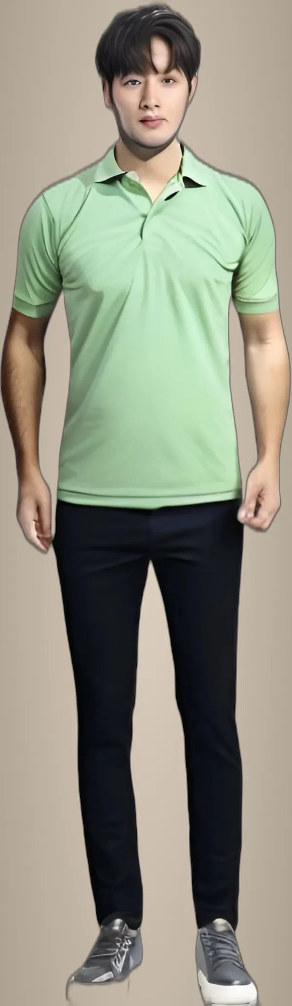 Pista_Green_Polyester_Half_Sleeve_Polo_Neck_Solid_Regular_T-Shirt_For_Unisex