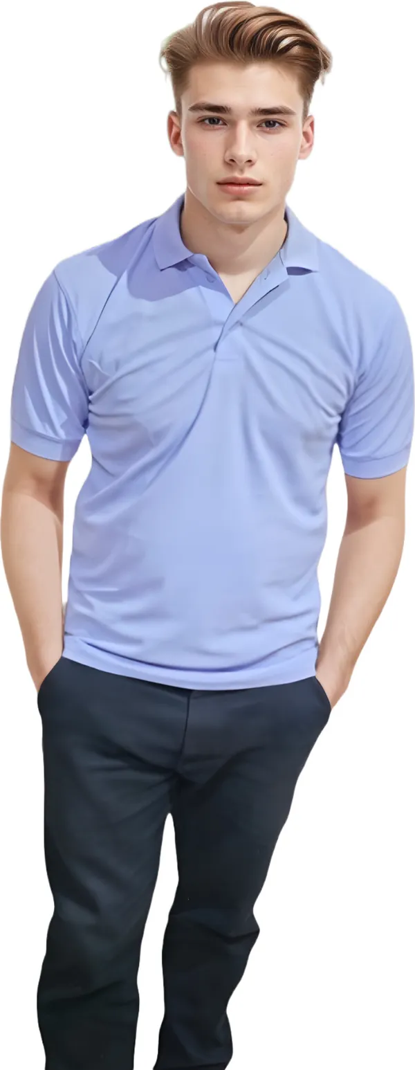 Blue_Polyester_Half_Sleeve_Polo_Neck_Solid_Regular_T-Shirt_For_Men
