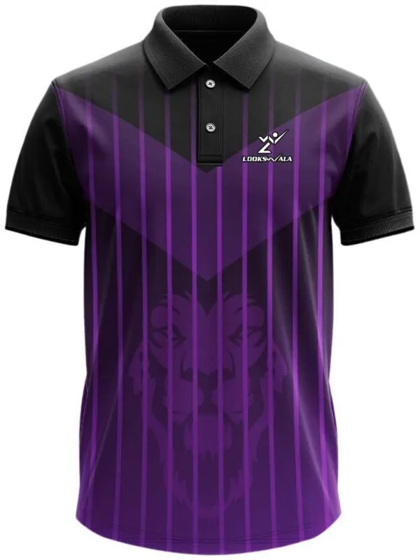Multicolor_Polyester_Half_Sleeve_Polo_Neck_Printed_Striped_Regular_T-Shirt_For_Men