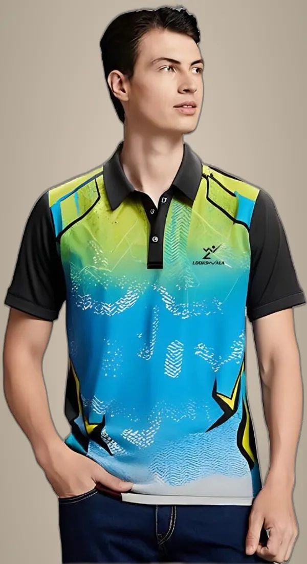 Multicolor_Polyester_Half_Sleeve_Polo_Neck_Printed_Regular_T-Shirt_For_Men