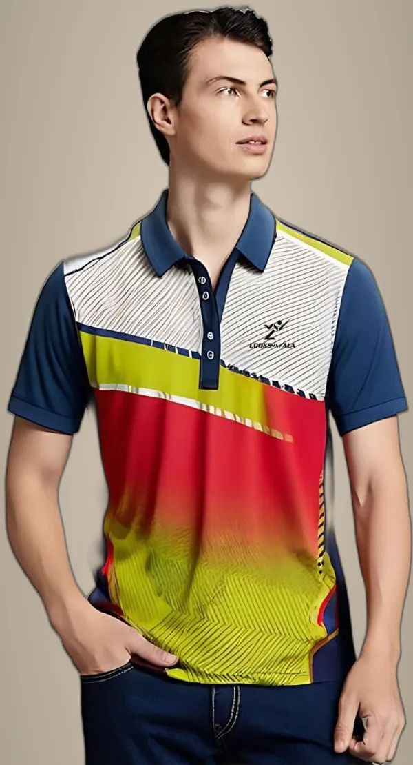 Multicolor_Polyester_Half_Sleeve_Polo_Neck_Printed_Regular_T-Shirt_For_Men