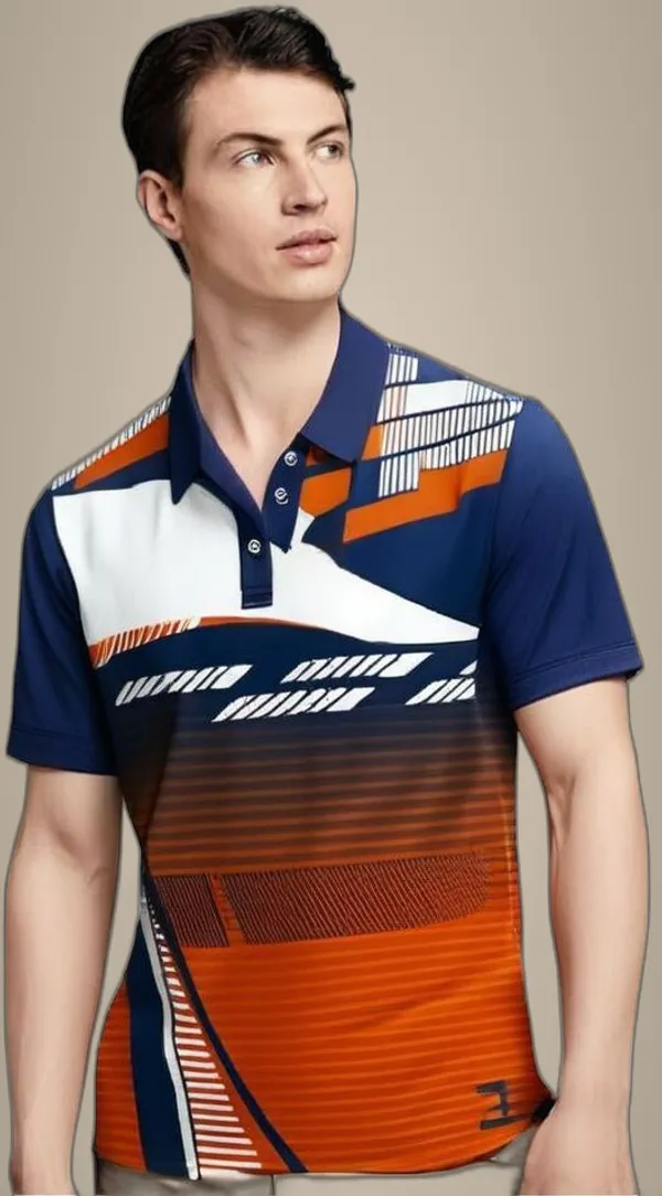 Multicolor_Polyester_Half_Sleeve_Polo_Neck_Printed_Regular_T-Shirt_For_Men