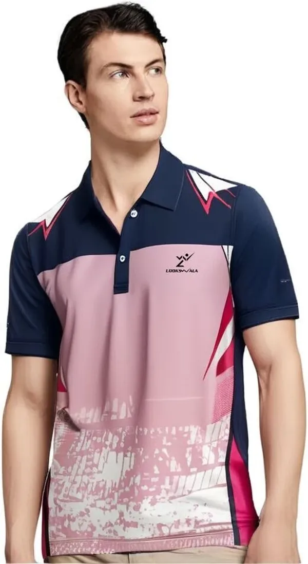 Multicolor_Polyester_Half_Sleeve_Polo_Neck_Printed_Regular_T-Shirt_For_Men
