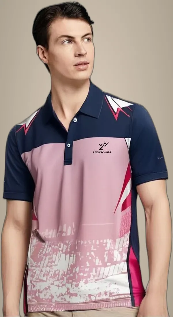 Multicolor_Polyester_Half_Sleeve_Polo_Neck_Printed_Regular_T-Shirt_For_Men