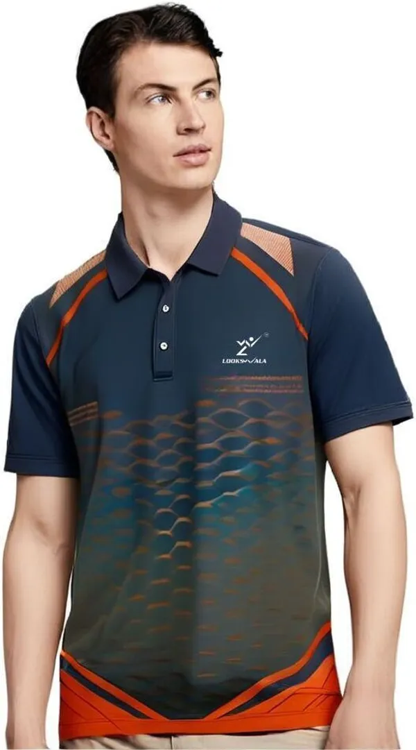 Blue_Polyester_Polo_Printed_Half_Sleeve_Regular_T_shirt_For_Men