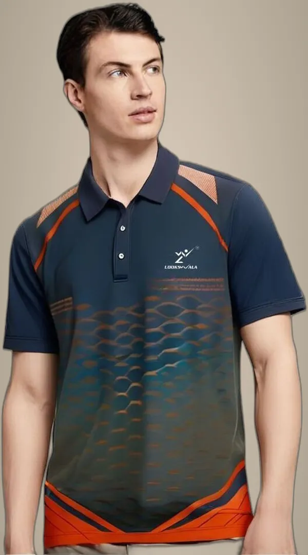 Blue_Polyester_Polo_Printed_Half_Sleeve_Regular_T_shirt_For_Men