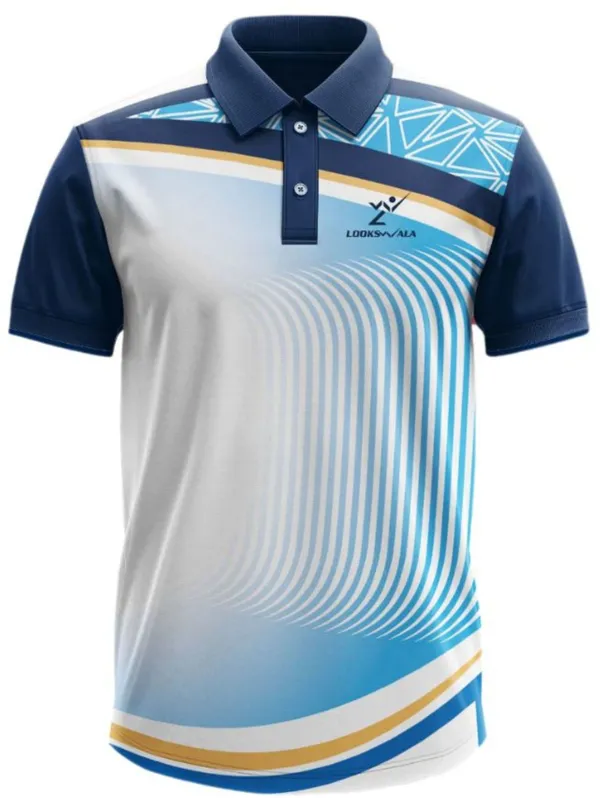 Blue_Polyester_Half_Sleeve_Polo_Neck_Printed_Regular_T-Shirt_For_Men
