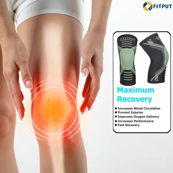 Green_Comfortable_Knee_Cap_For_Men_Sports_(Pair)_Knee_Support_For_Men_Knee_Pain_Inner_Cotton_Lining_For_Skin_Comfort_4-Way_Stretch